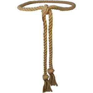 Cotton Rope Belt Long Waist Tie Tassel Braided Woven Belt Women Dresses Pants